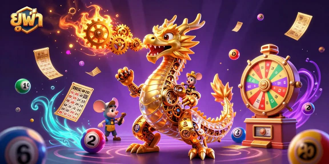 Win big with ยูฟ่า as colorful lottery balls bounce, revealing dynamic gaming excitement and casino thrills.