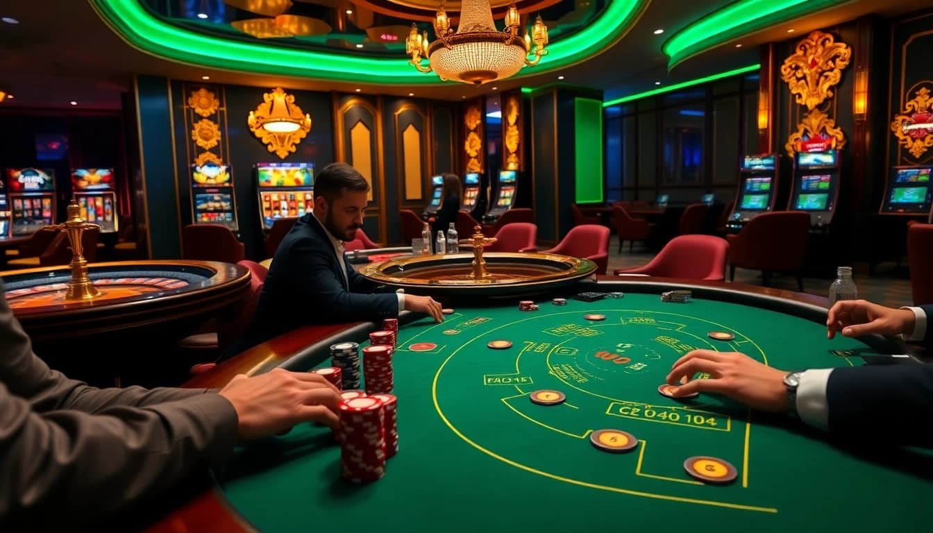 Trải nghiệm cảm giác hồi hộp với ứng dụng cg79, cùng những ván blackjack và poker hấp dẫn trong một casino sang trọng.