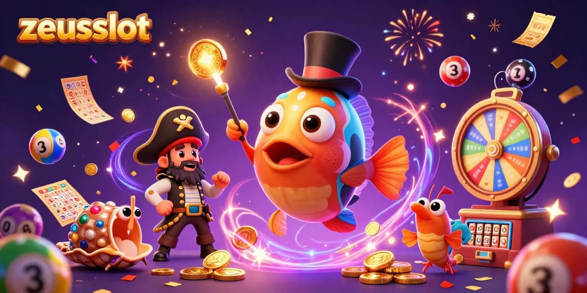 Win jackpots in zeusslot with alluring visuals of a glowing anglerfish, pirate shrimp, and gemstone snail.