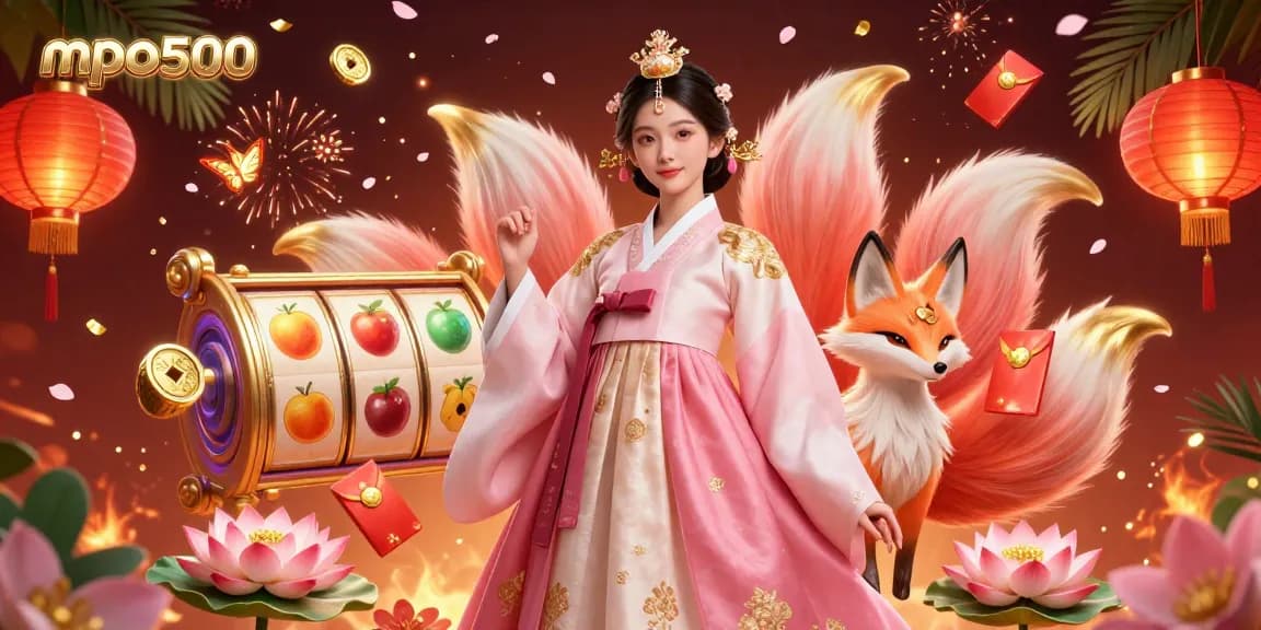 Experience the vibrant allure of mpo500 with a stunning 3D illustration of exciting slot gaming.