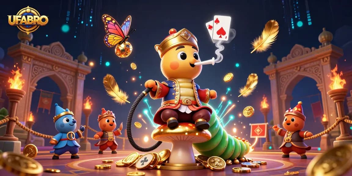 Win big at UFABRO with a vibrant 3D casino illustration showcasing an exciting betting scene.