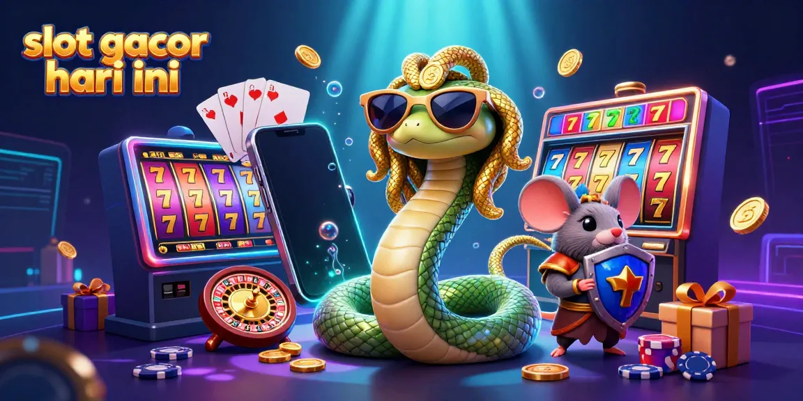Gali trofi besar dengan slot gacor hari ini, Medusa dan mouse prajurit bersatu di dunia kasino.