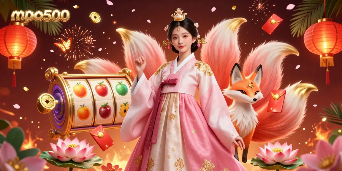 Experience the vibrant allure of mpo500 with a stunning 3D illustration of exciting slot gaming.