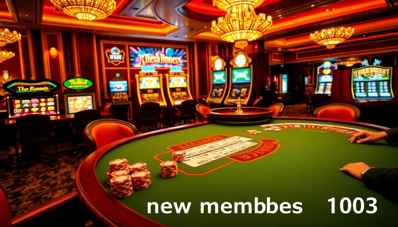 Experience the thrill of casino excitement with bonus new member 103 at our vibrant gaming tables.