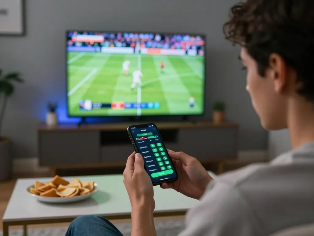 Placing strategic bets using the tr88 bet app while watching live sports action