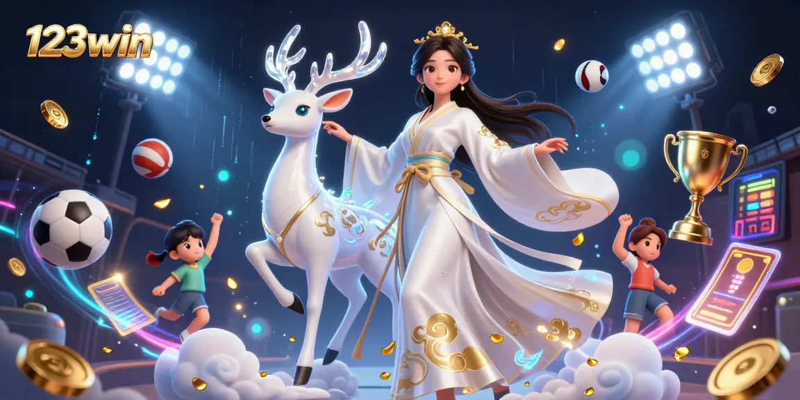 Catch the excitement of 123win with dynamic sports elements and enchanting visuals.