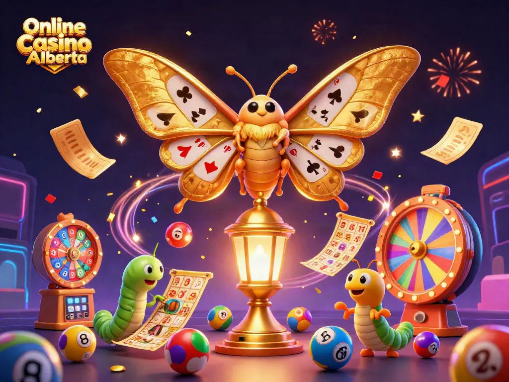 Engage in thrilling gameplay at Online Casino Alberta with captivating lottery and casino elements.