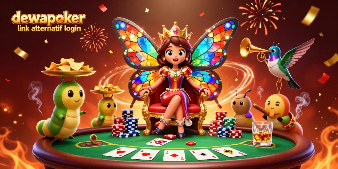 Experience the thrill of dewapoker link alternatif login with lively poker moments and vibrant characters.