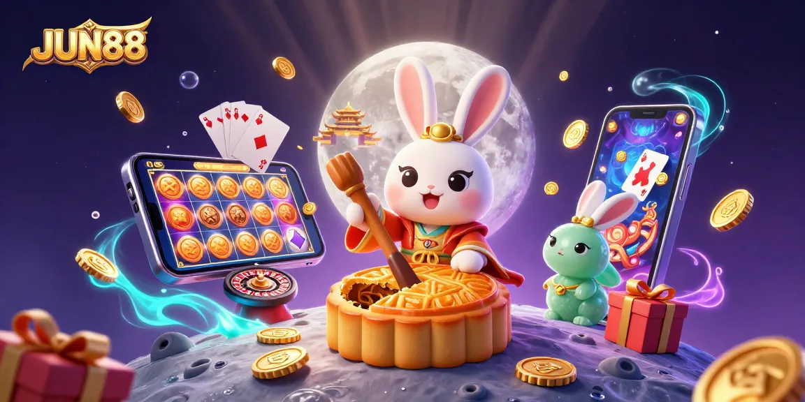 Engage with JUN88’s lunar-themed online gaming excitement featuring vibrant slot games.