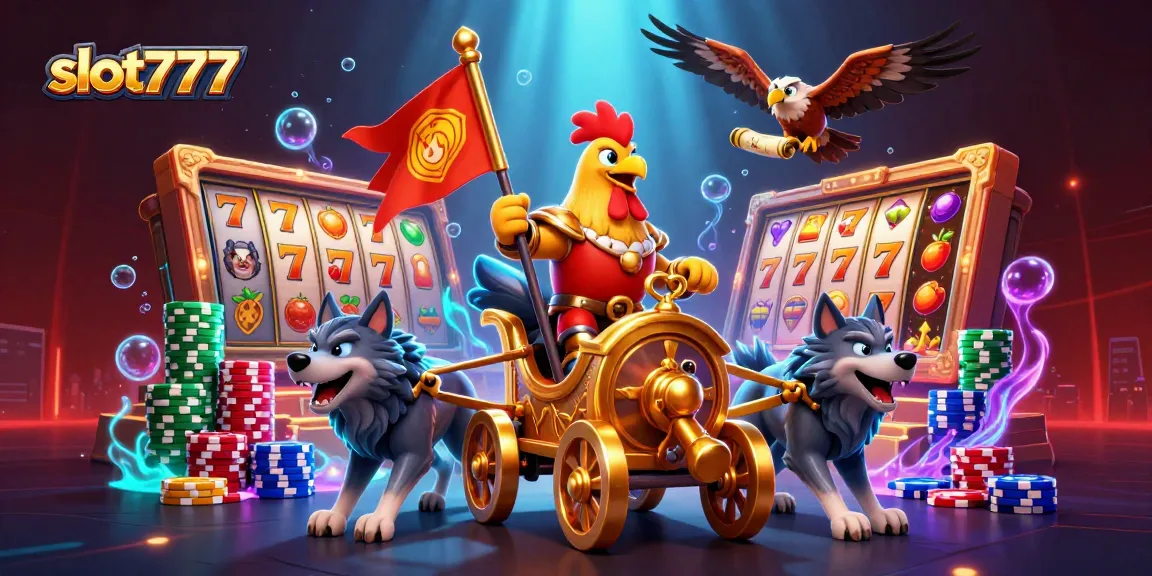 Experience the excitement of slot777 with vibrant 3D characters and dynamic slot elements.