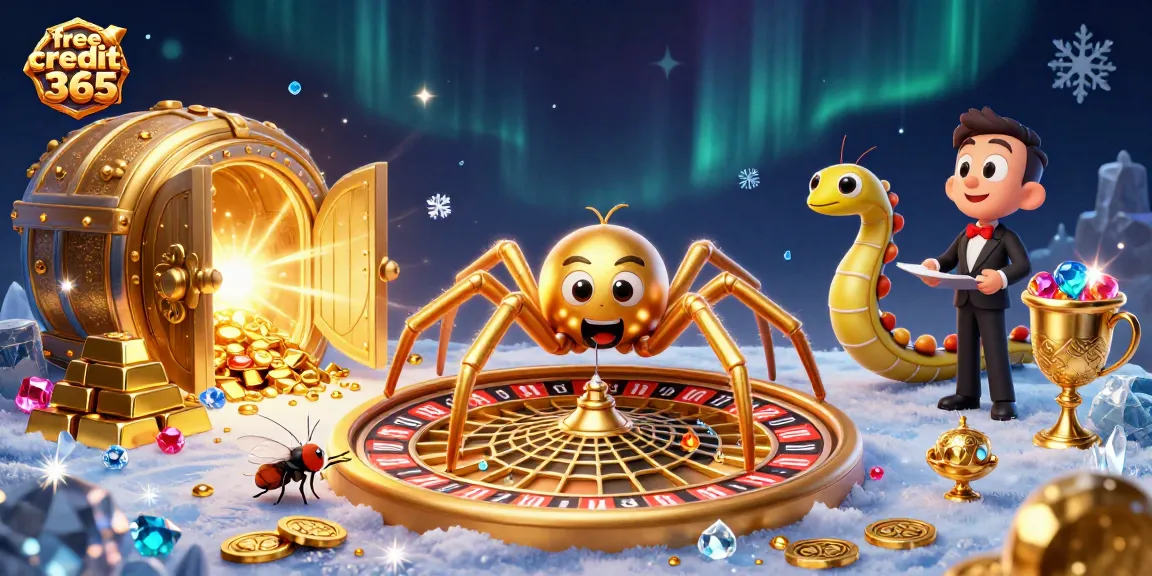 Spin the roulette wheel with free credit 365 bonuses, capturing thrilling casino action.