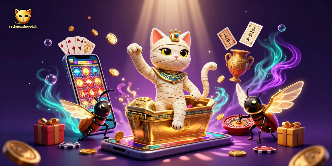 Menangkan slot online dengan gaya, temukan keseruan di retainjudgewojcik dengan kucing mummy dan elemen kasino.