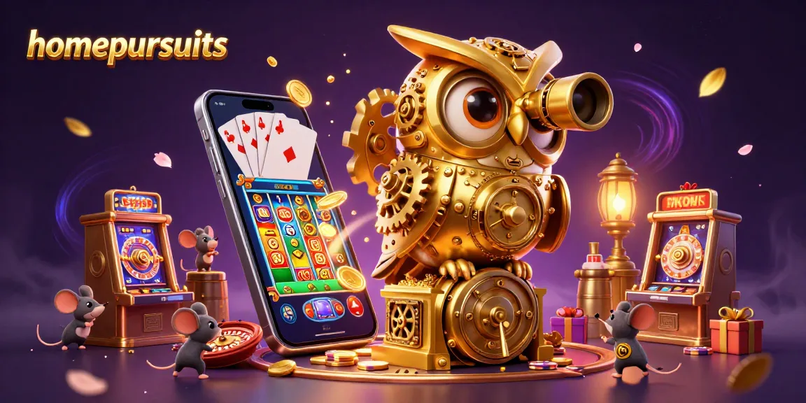 homepursuits menjelajahi kasino dengan burung hantu emas dan permainan slot yang memikat