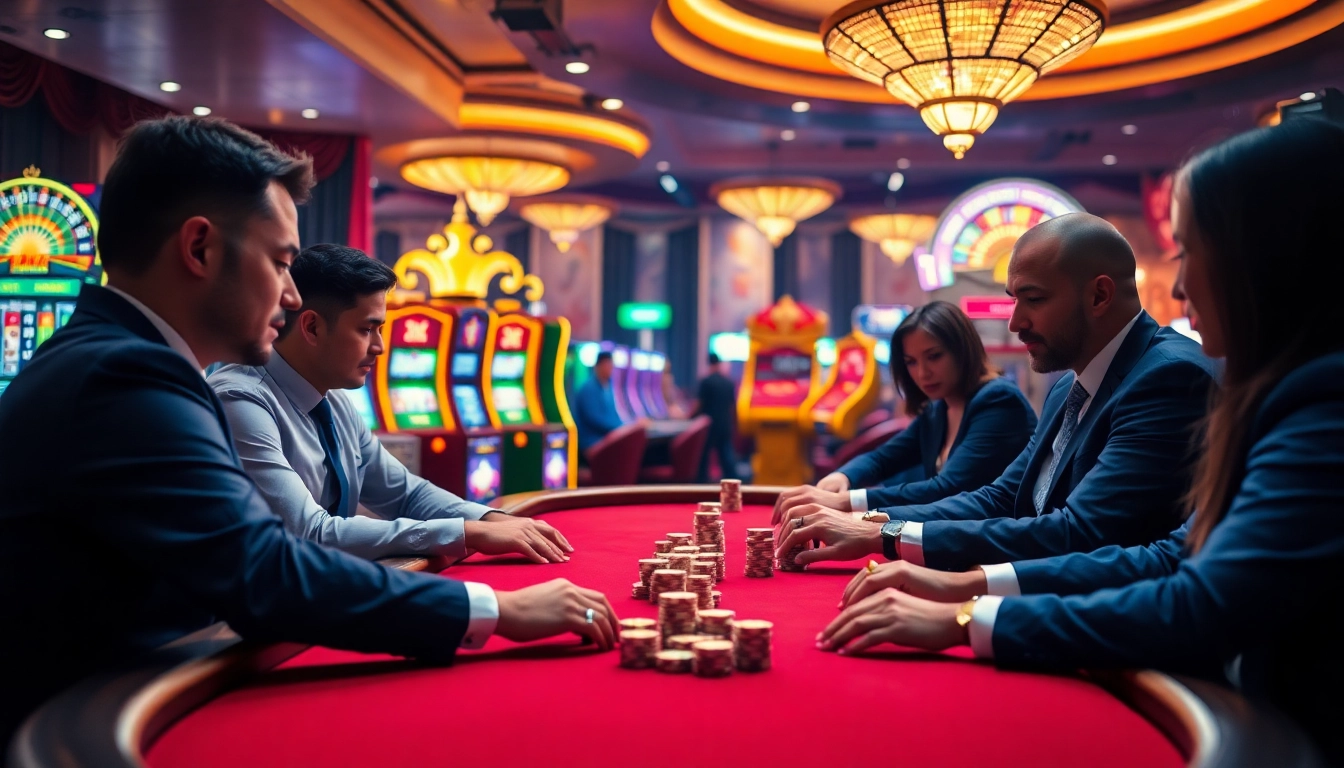 Experience thrilling gameplay at Vt88 nhà cái with poker action and vibrant casino visuals.