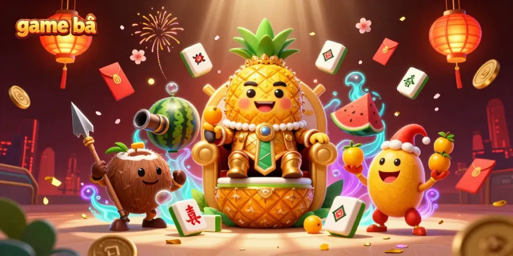 Experience the thrilling atmosphere of game bài with vibrant characters and dynamic casino elements.
