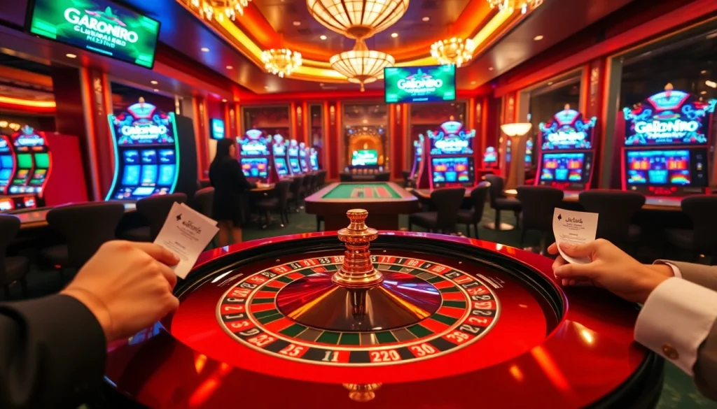 שחקנים המעורבים מתכננים אסטרטגיה למשחק רמי אונליין על שולחן קזינו אלגנטי בצבעים חיים.