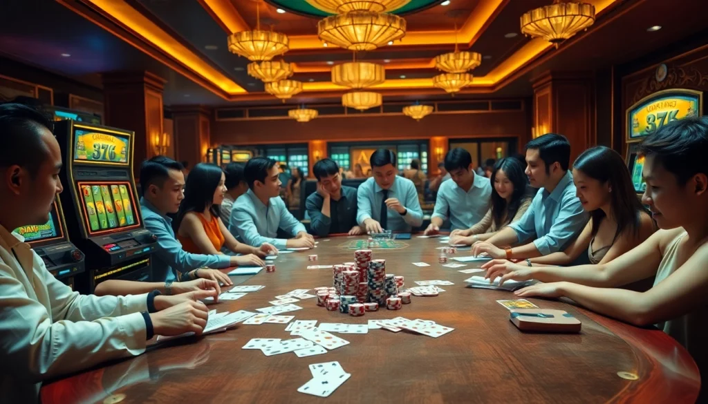 Experience the thrill of winning at slot api raja 88 with vibrant casino ambiance and engaging gaming elements.