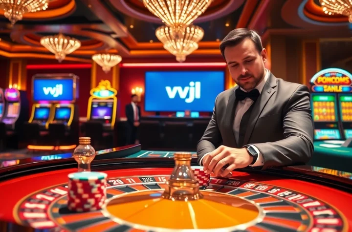 Experience the thrill of gaming at VVJL Casino with vibrant roulette and exciting poker.