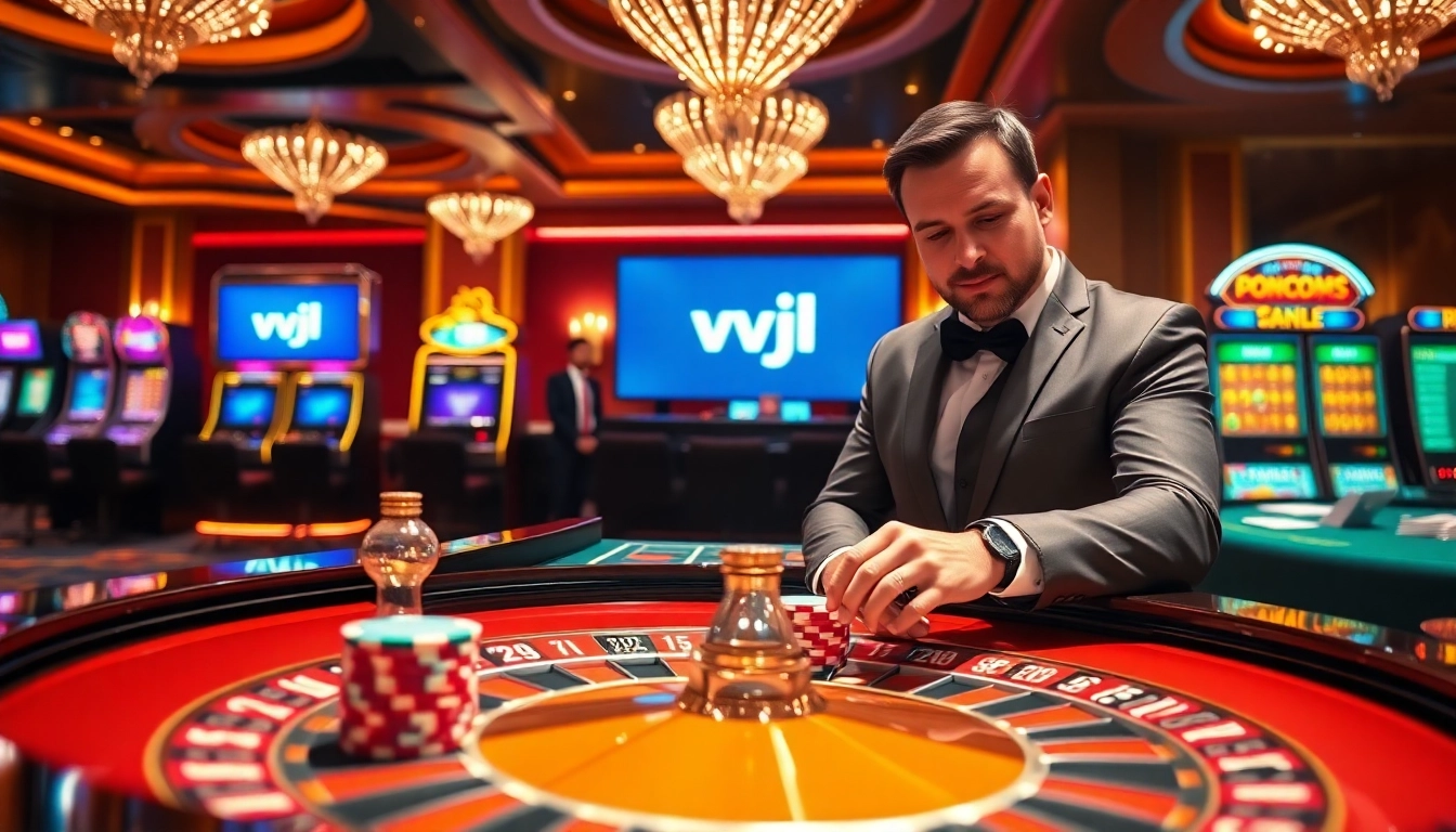 Experience the thrill of gaming at VVJL Casino with vibrant roulette and exciting poker.