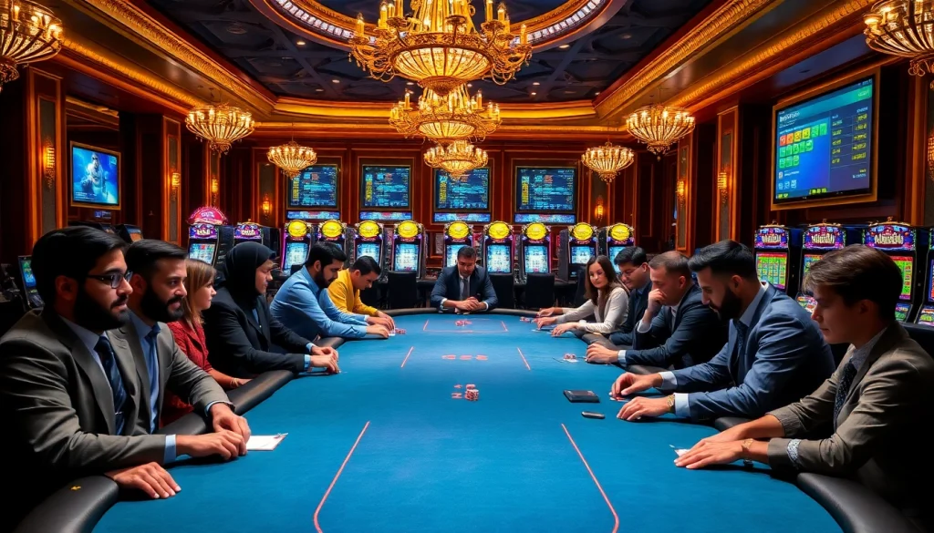 Experience thrilling gameplay at https://mk8th.net/ with dynamic poker matches and vibrant casino scenes.