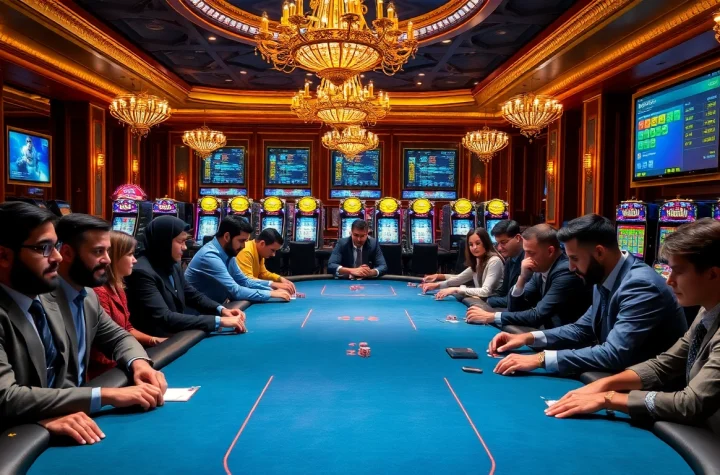 Experience thrilling gameplay at https://mk8th.net/ with dynamic poker matches and vibrant casino scenes.