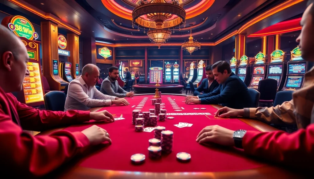 Experience intense poker action at 58win with vibrant casino visuals and thrilling gameplay.