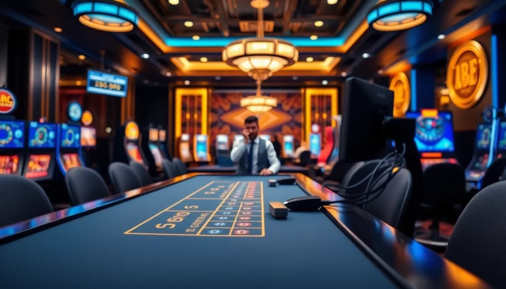 에볼루션 카지노 환경에서 딜러와 플레이어의 상호작용을 보여주는 이미지