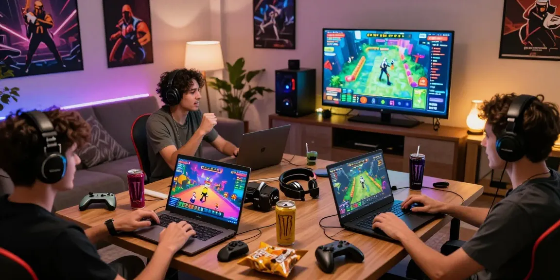 Players enjoying platform games on CIKA4D, showcasing vibrant graphics and engaging atmosphere.